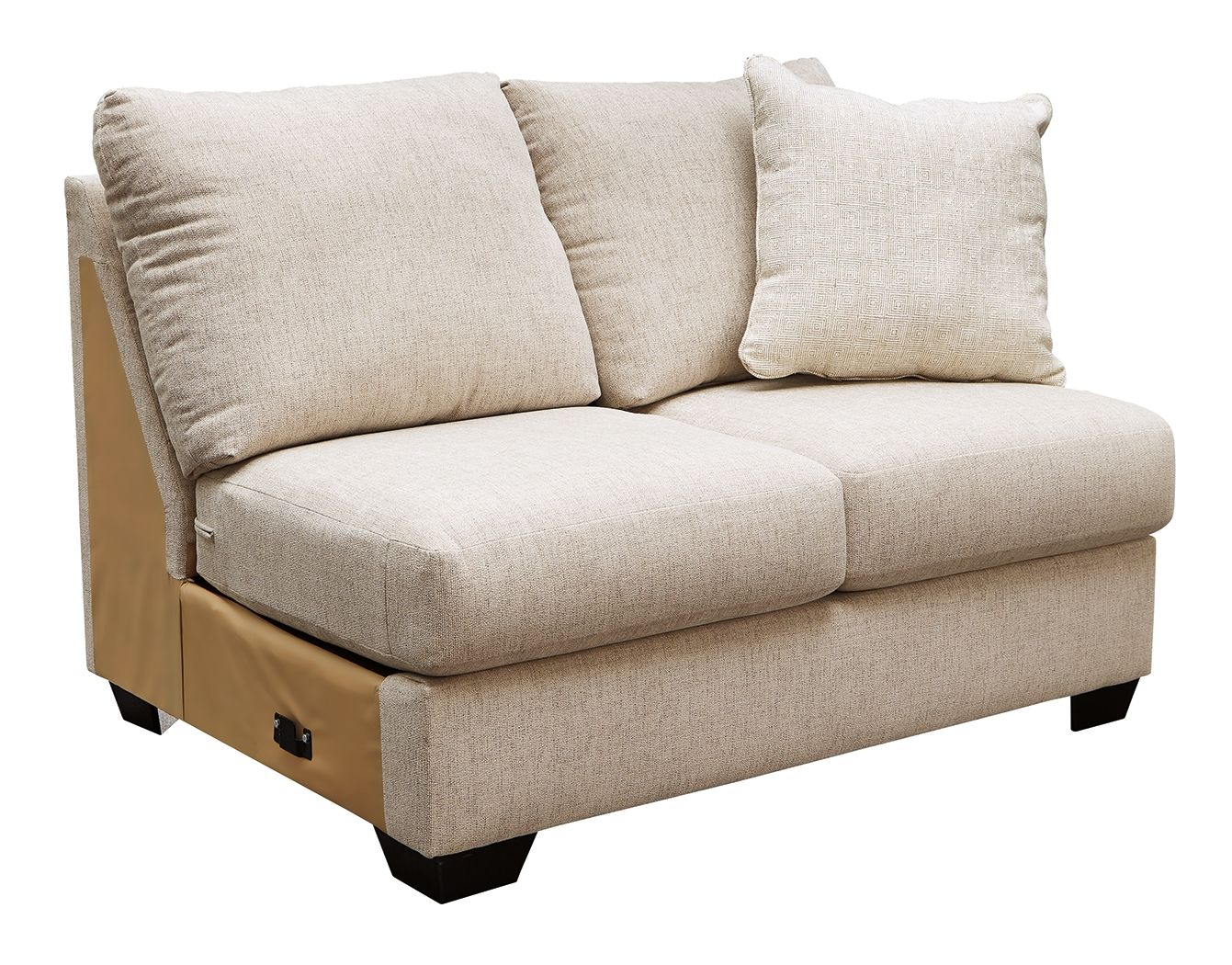 Carnaby - Armless Loveseat - Linen