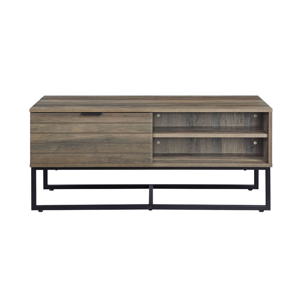 Homare - Coffee Table - Rustic Oak & Black - Urban Living Furniture (Los Angeles, CA)