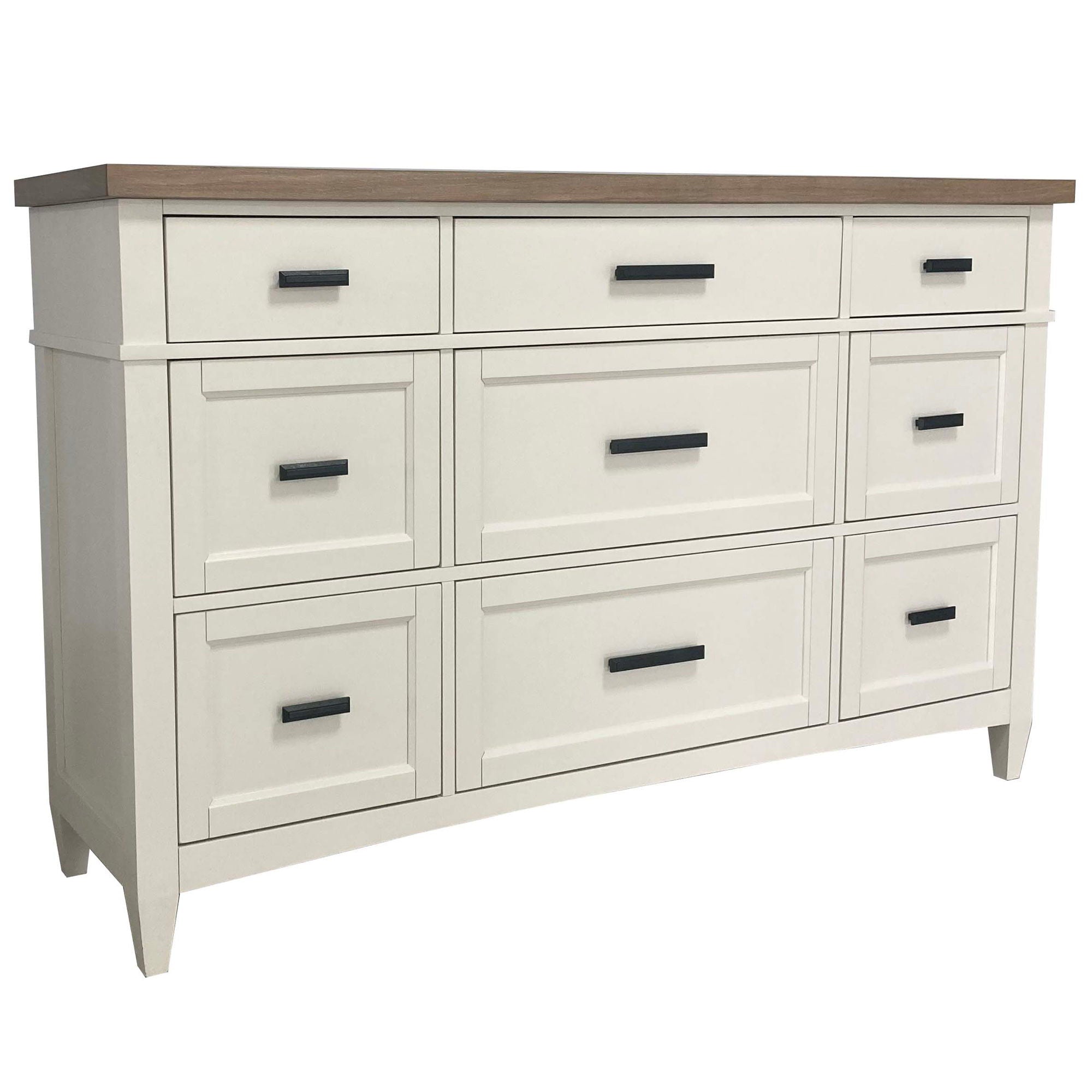 Americana Modern Bedroom - 9 Drawer Dresser - Cotton - Urban Living Furniture (Los Angeles, CA)