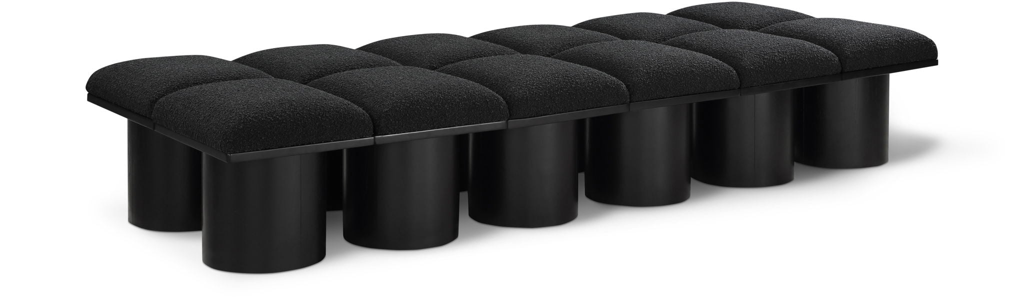 Pavilion - 12 Piece Modular Bench With Black Base - Urban Living Furniture (Los Angeles, CA)