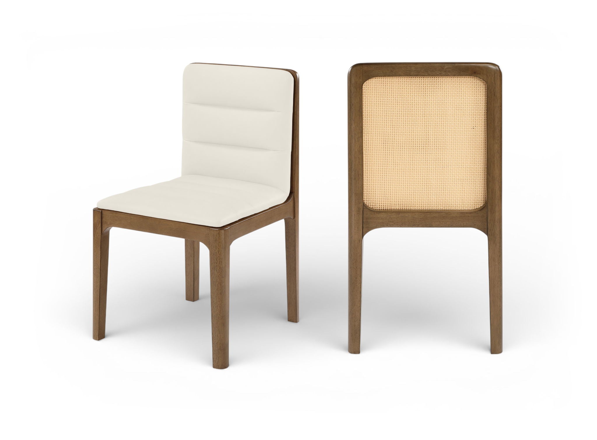 Ellis - Vegan Leather Upholstered Dining Chair (Set of 2) - Brown Base - Urban Living Furniture (Los Angeles, CA)