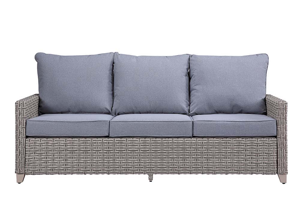 Greeley - 4 Piece Patio Sofa Set - Gray Fabric & Gray - Urban Living Furniture (Los Angeles, CA)