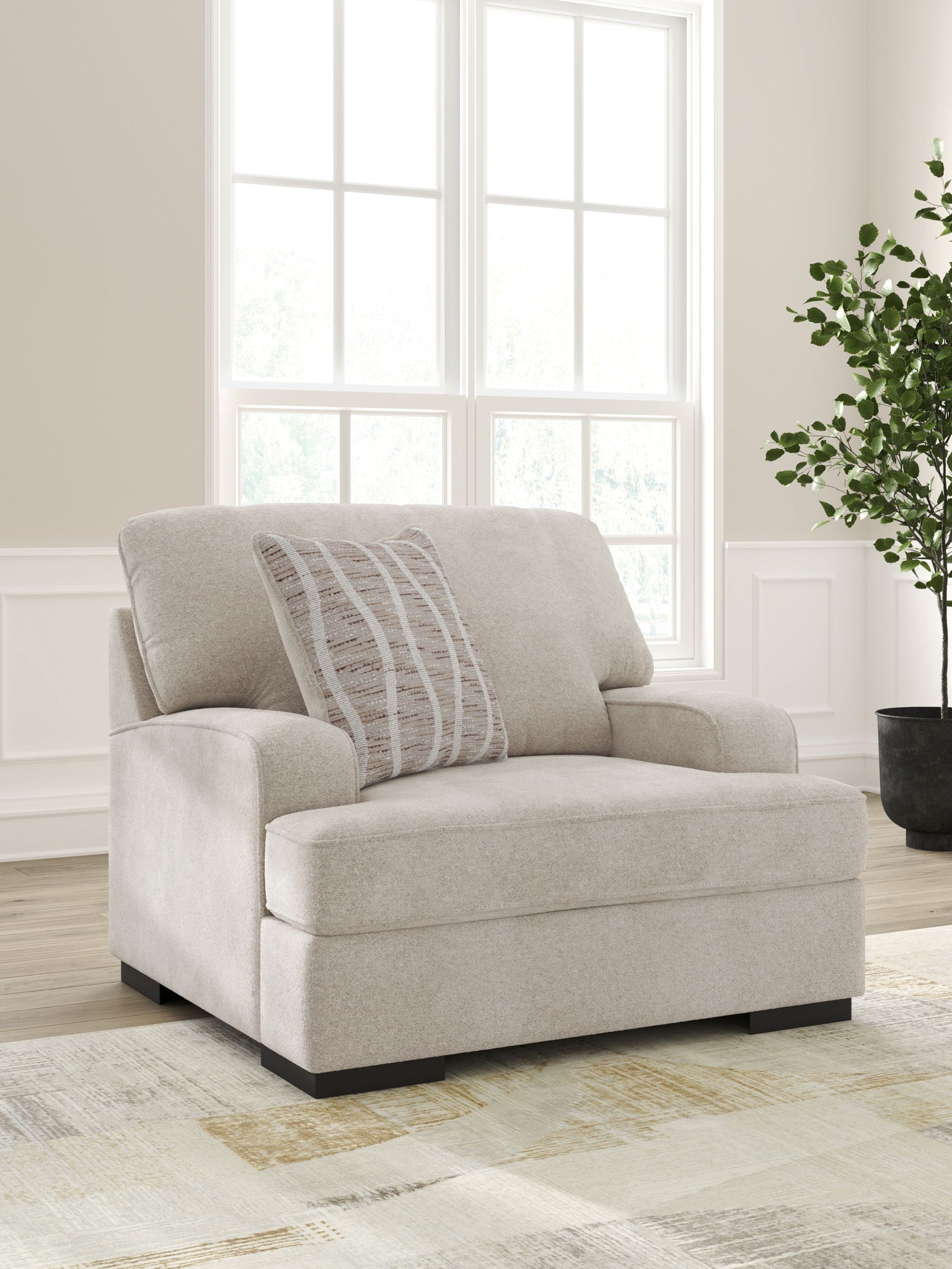 High Profile - Chair and a Half - Taupe - Urban Living Furniture (Los Angeles, CA)