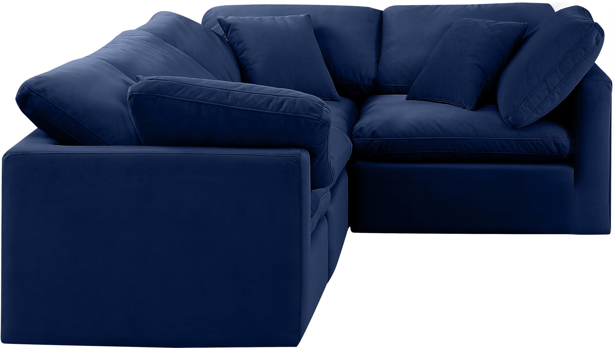 Indulge - Velvet 4 Piece Modular Corner Sectional - Urban Living Furniture (Los Angeles, CA)