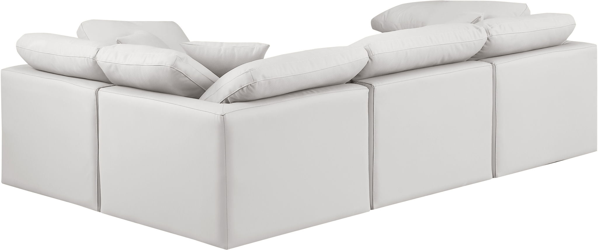 Indulge - Faux Leather 4 Piece Modular Corner Sectional - Urban Living Furniture (Los Angeles, CA)