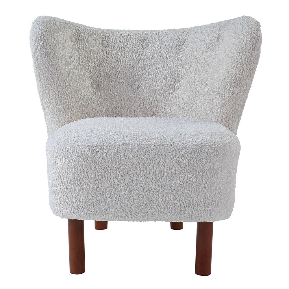 Zusud - Accent Chair - White Teddy Sherpa - Urban Living Furniture (Los Angeles, CA)