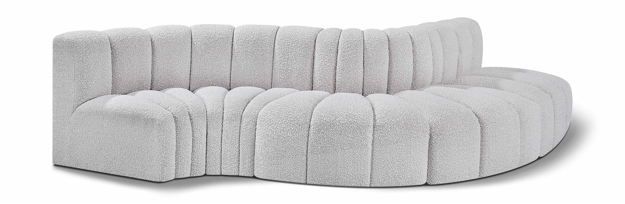 Arc - Boucle Fabric 5 Piece Modular Sofa - Urban Living Furniture (Los Angeles, CA)