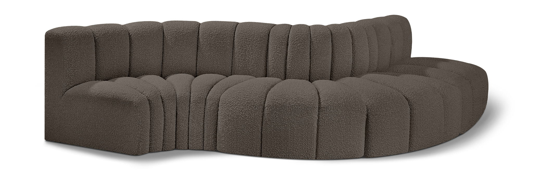 Arc - Boucle Fabric 5 Piece Modular Sofa - Urban Living Furniture (Los Angeles, CA)