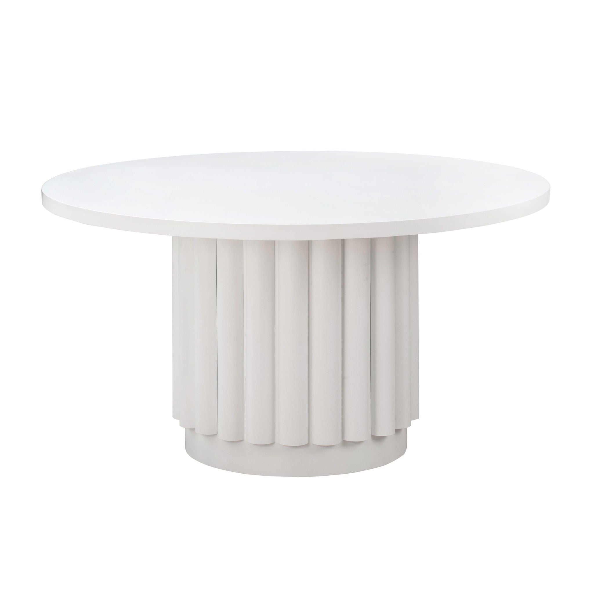 Kali - Round Dining Table - White - Urban Living Furniture (Los Angeles, CA)