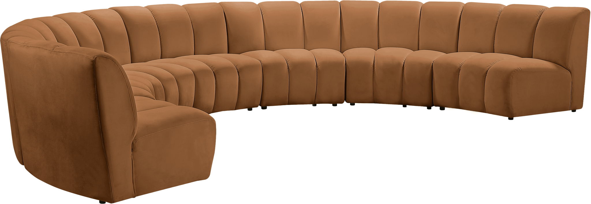 Infinity - 7 Piece Modular Sectional - Saddle - Urban Living Furniture (Los Angeles, CA)