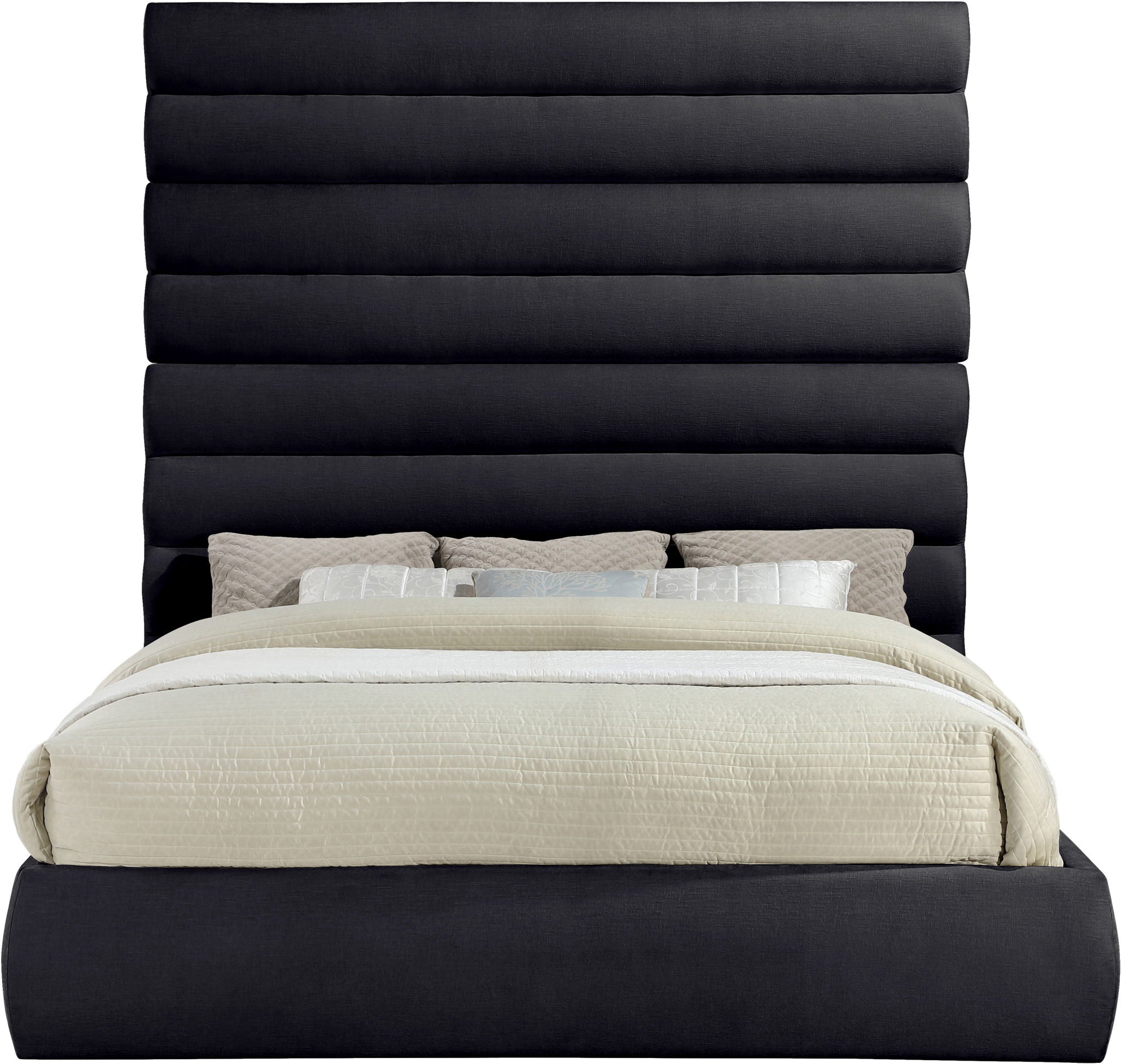 Adam - Chenille Fabric Bed With 89" Headboard - Urban Living Furniture (Los Angeles, CA)