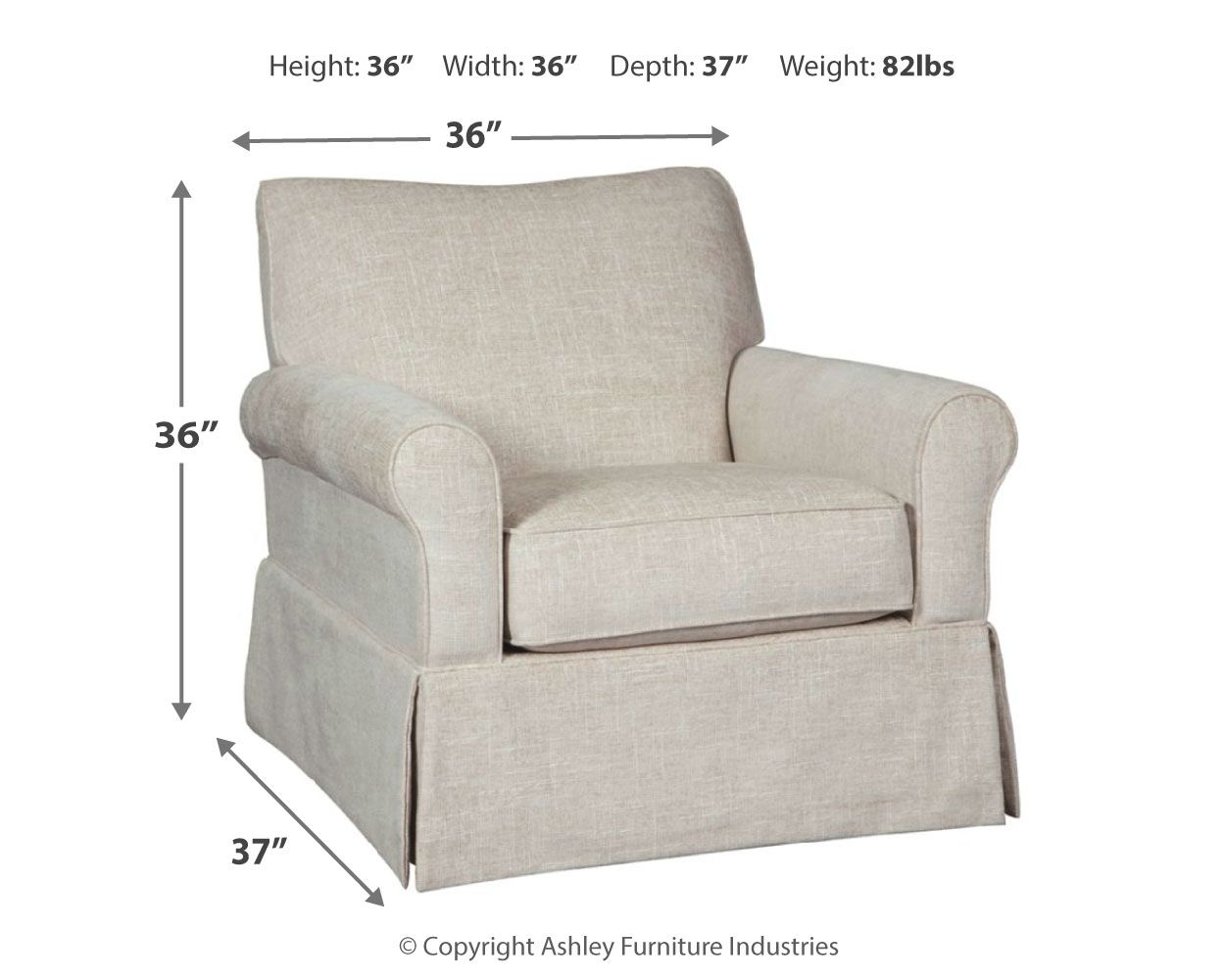 Searcy - Quartz - Swivel Glider Accent Chair - Urban Living Furniture (Los Angeles, CA)