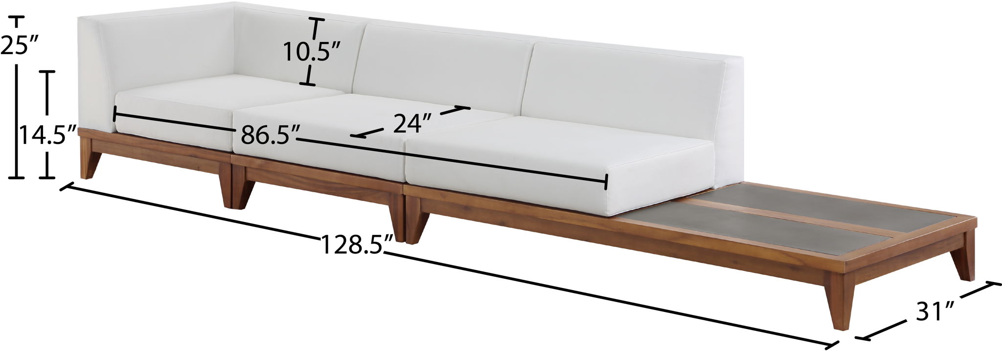 Rio - Modular Sectional - Urban Living Furniture (Los Angeles, CA)