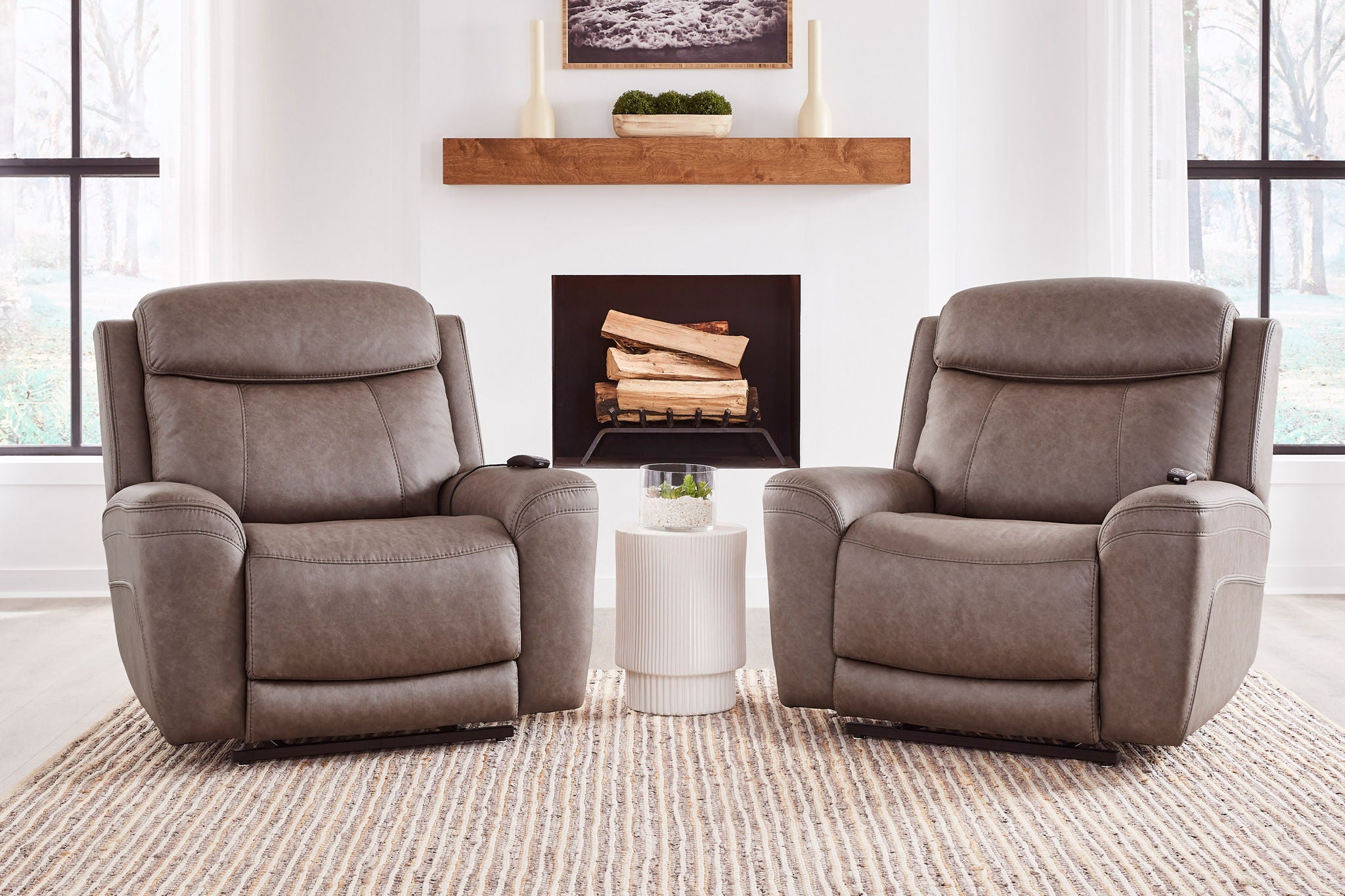 Callahan - Power Lift Recliner With Heat And Massage (Set of 2) - Urban Living Furniture (Los Angeles, CA)