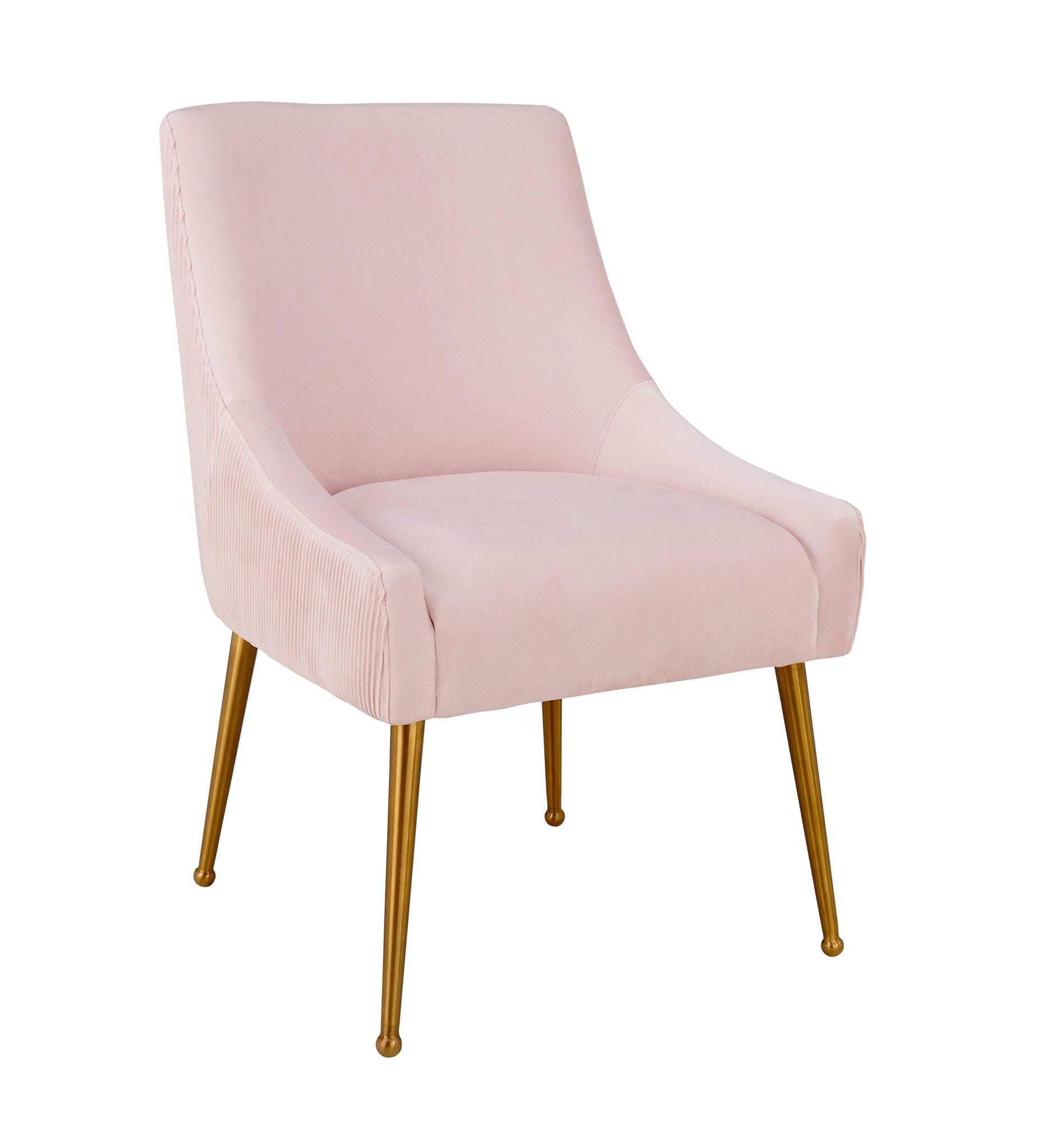Beatrix - Pleated Velvet Side Chair - Urban Living Furniture (Los Angeles, CA)