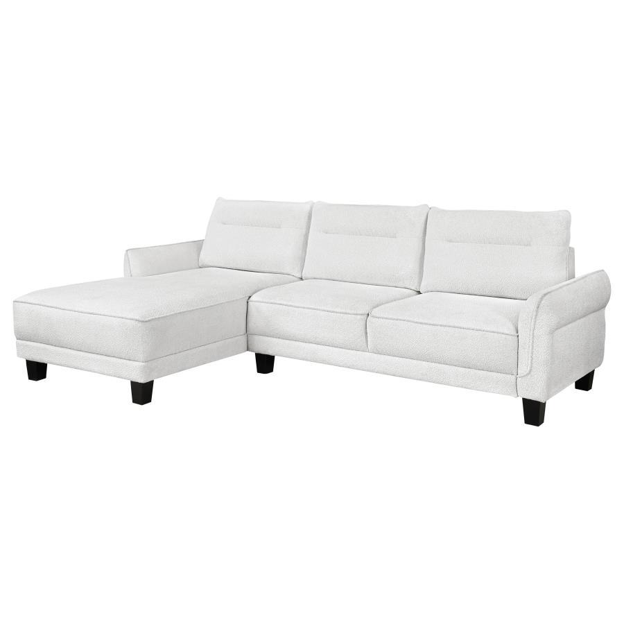 Caspian - RAF Loveseat, Box 2 of 2 - White - Urban Living Furniture (Los Angeles, CA)
