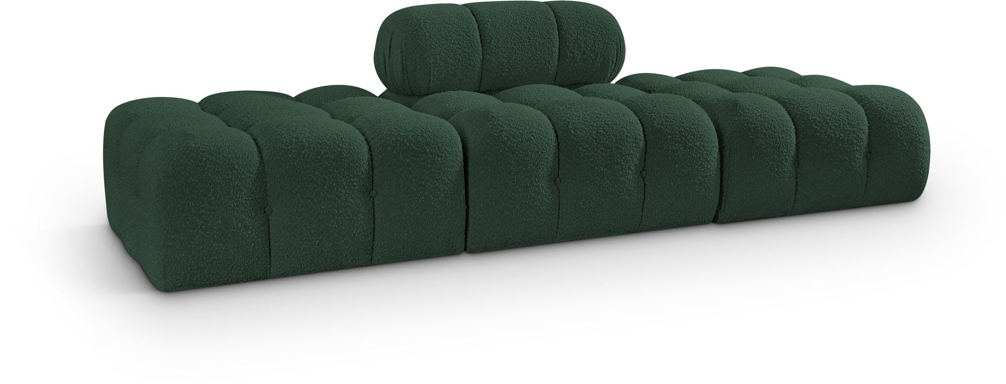 Ames - 3 Piece Boucle Upholstered Modular Sofa With 2 Backless Seats - Urban Living Furniture (Los Angeles, CA)