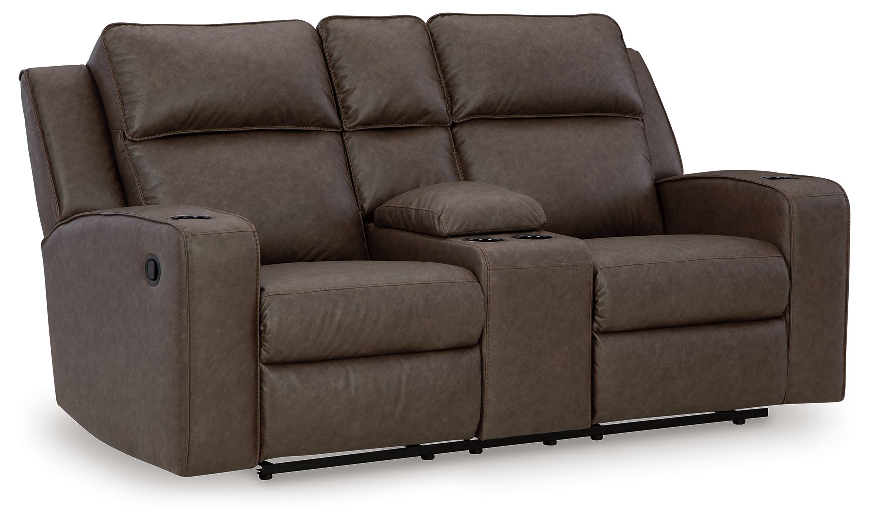Lavenhorne - Granite - Dbl Rec Loveseat W/Console - Urban Living Furniture (Los Angeles, CA)