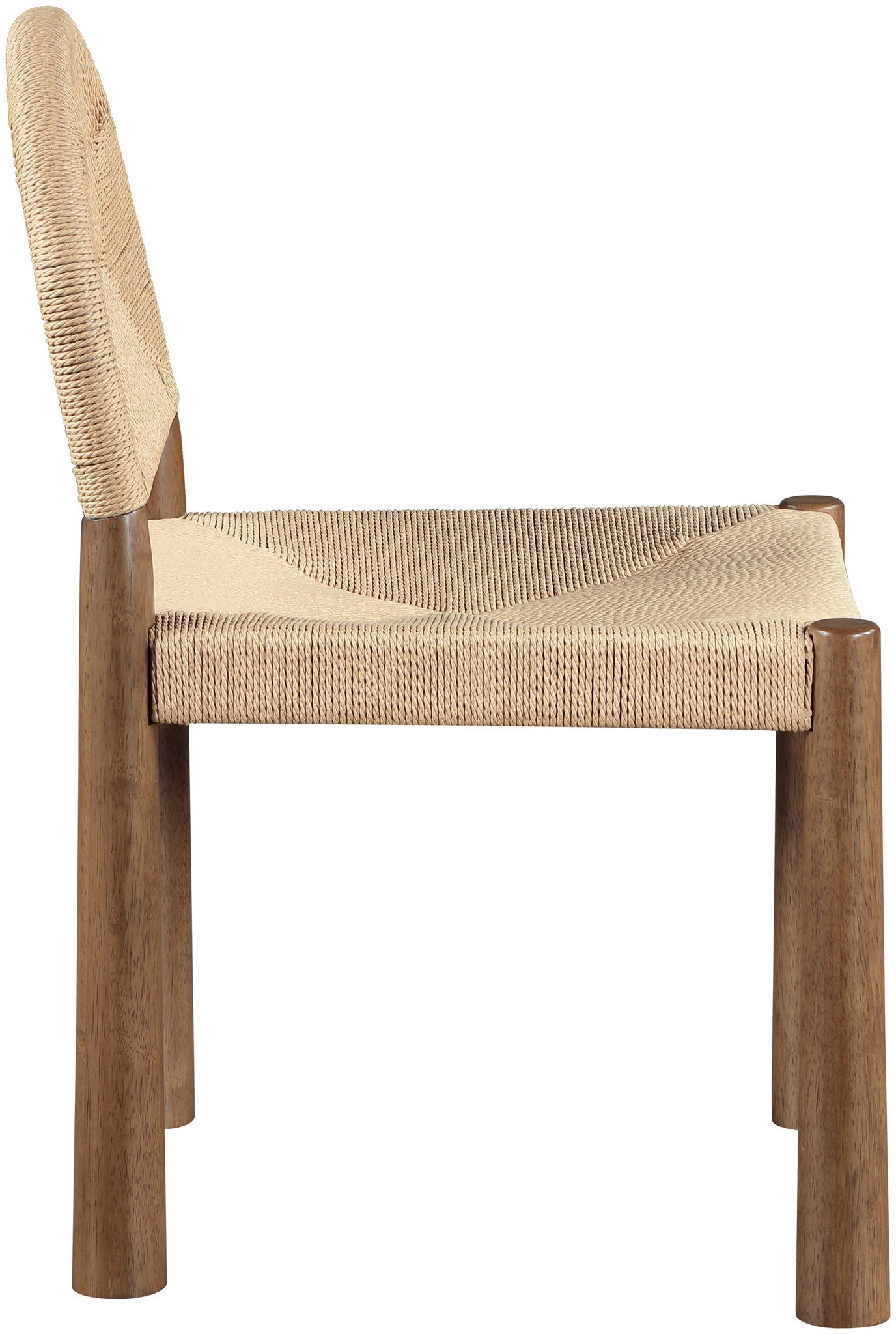 Bohemia - Woven Seagrass Cord And Solid Wood Dining Chair (Set of 2) - Beige - Urban Living Furniture (Los Angeles, CA)