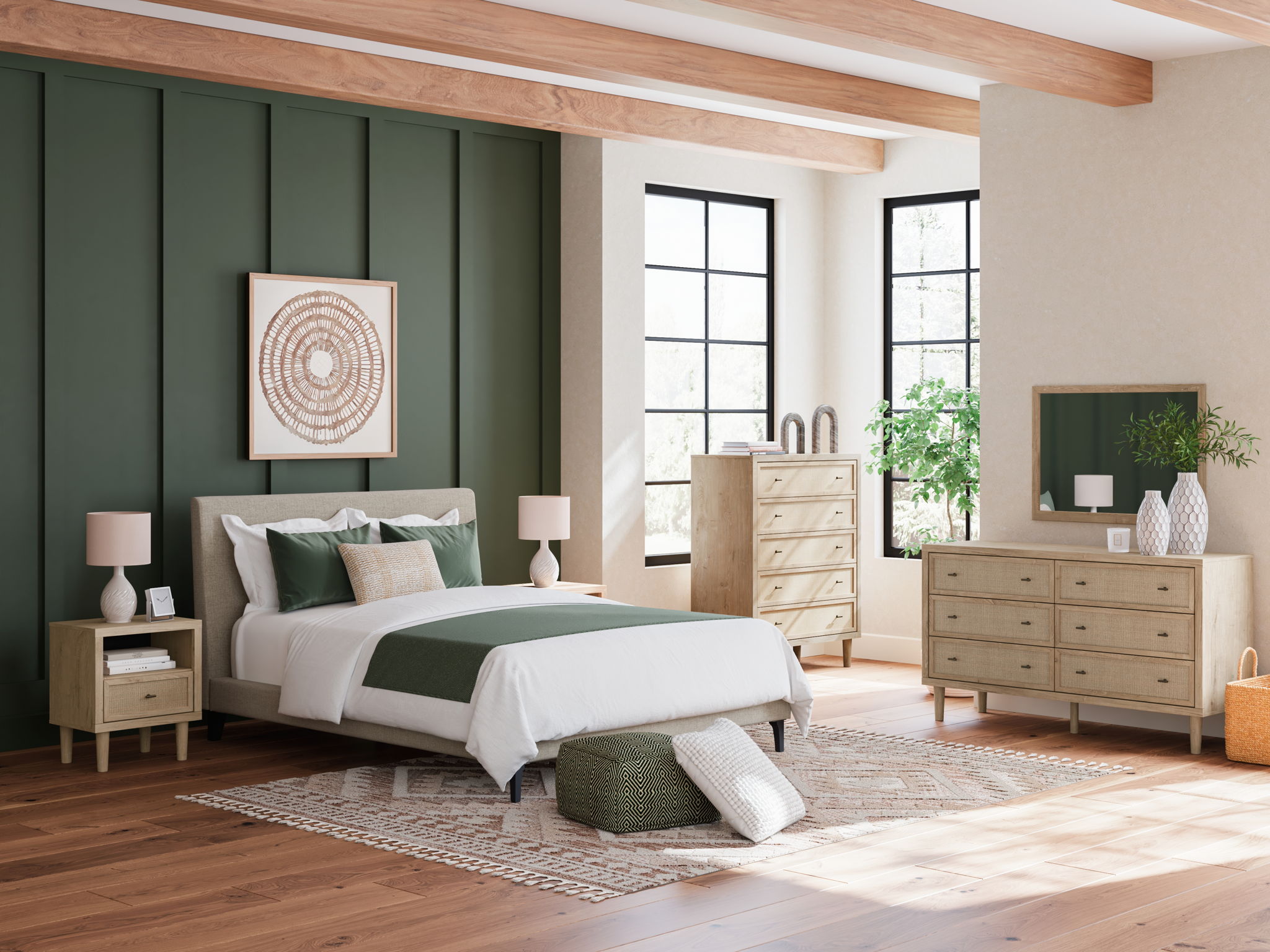 Cielden - Upholstered Bedroom Set - Urban Living Furniture (Los Angeles, CA)