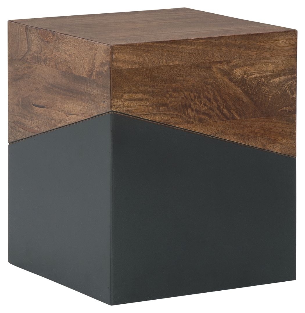 Trailbend - Brown / Gunmetal - Accent Table - Urban Living Furniture (Los Angeles, CA)