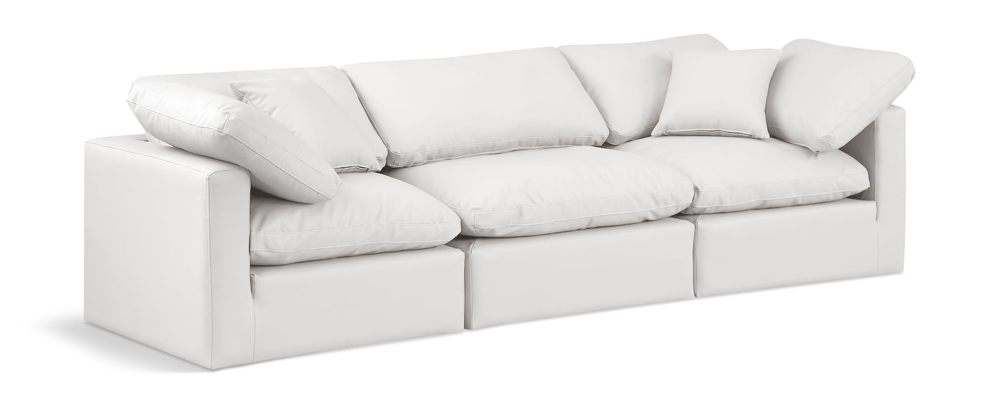 Indulge - Faux Leather 3 Seat Modular Sofa - Urban Living Furniture (Los Angeles, CA)
