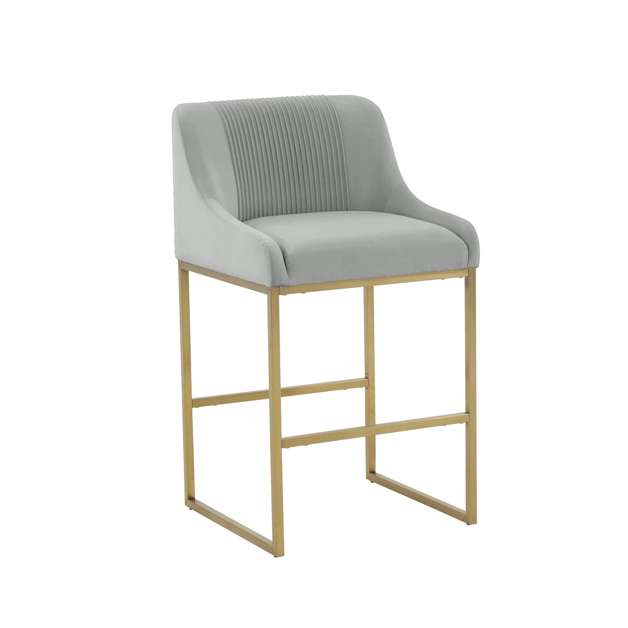 Lisa - Velvet Counter Stool - Urban Living Furniture (Los Angeles, CA)