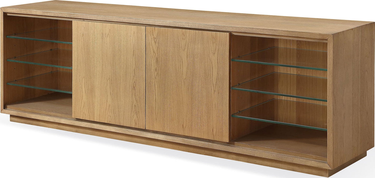 One - Coastal Modern TV Console - Bisque