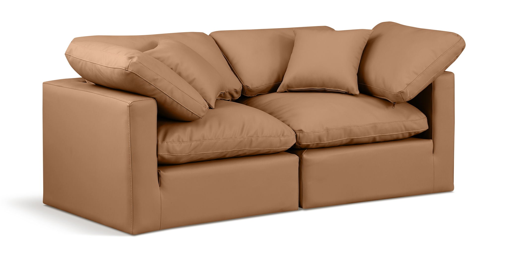 Indulge - Faux Leather 2 Seat Modular Sofa - Urban Living Furniture (Los Angeles, CA)