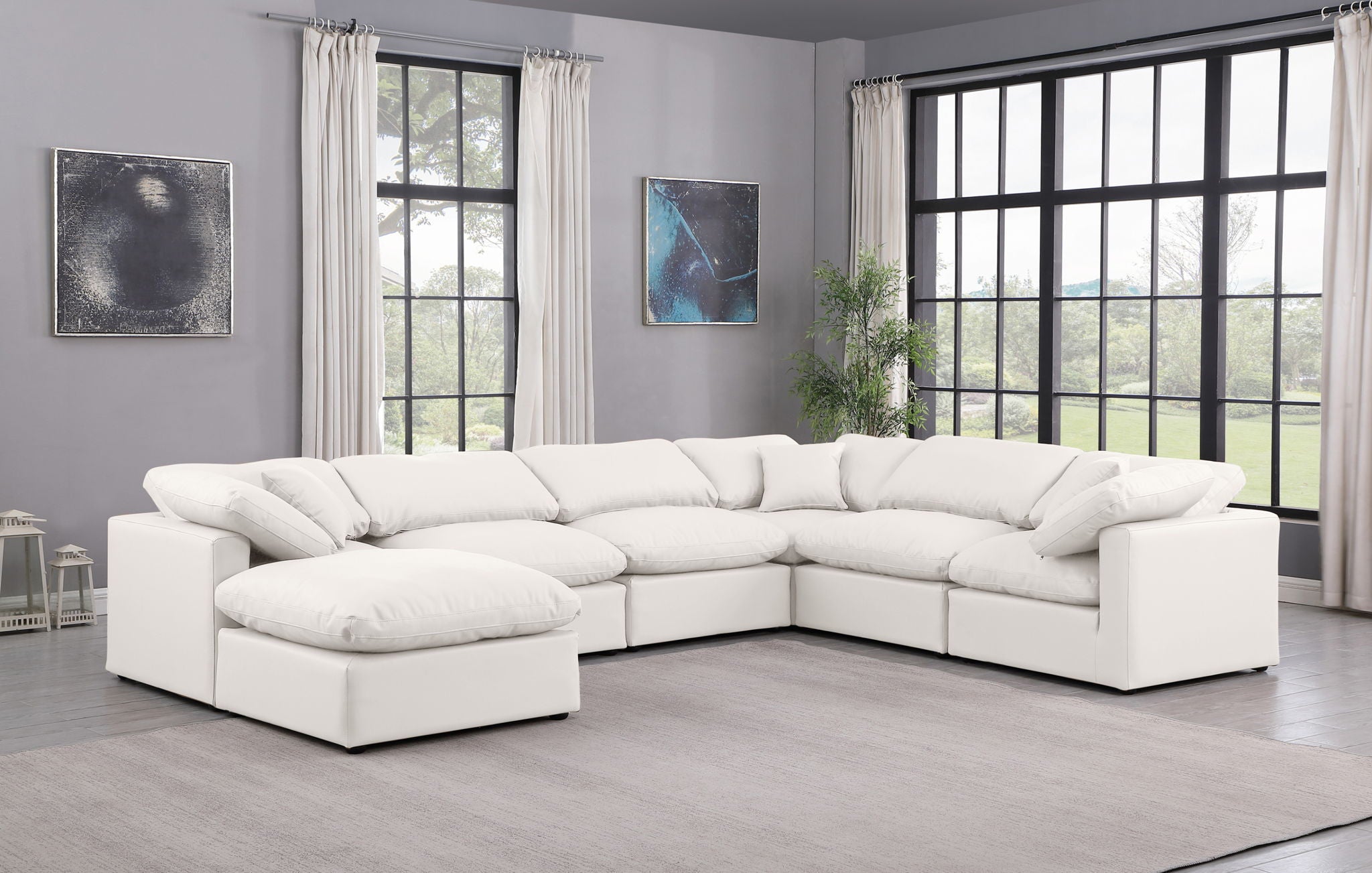 Indulge - Faux Leather 7 Piece Modular Sectional - Urban Living Furniture (Los Angeles, CA)