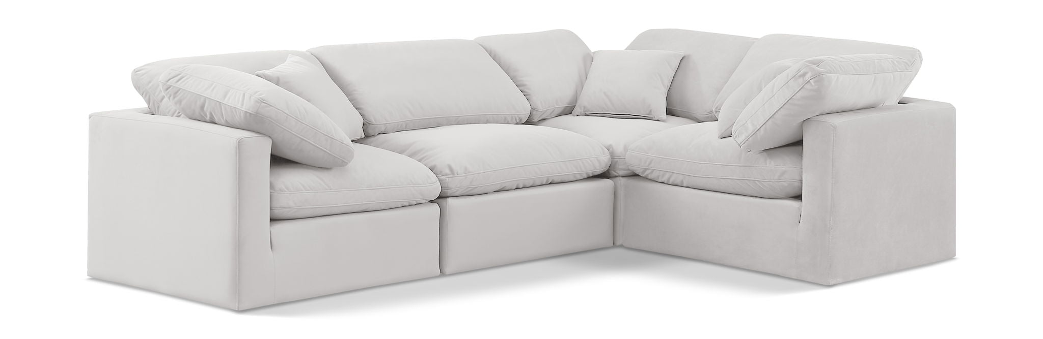 Indulge - Velvet 4 Piece Modular Corner Sectional - Urban Living Furniture (Los Angeles, CA)