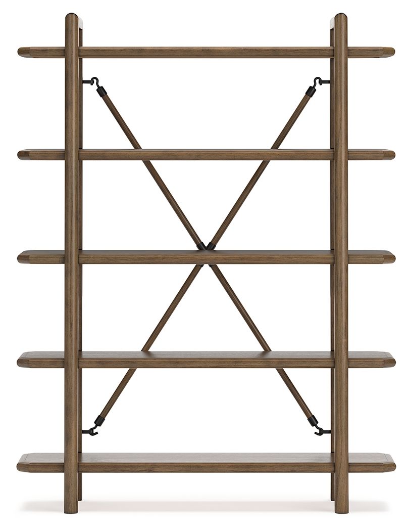 Roanhowe - Brown - Bookcase - Urban Living Furniture (Los Angeles, CA)