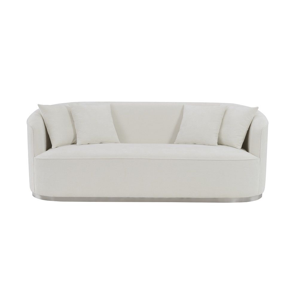 Odette - Sofa With 4 Pillows - Beige Chenille - Urban Living Furniture (Los Angeles, CA)
