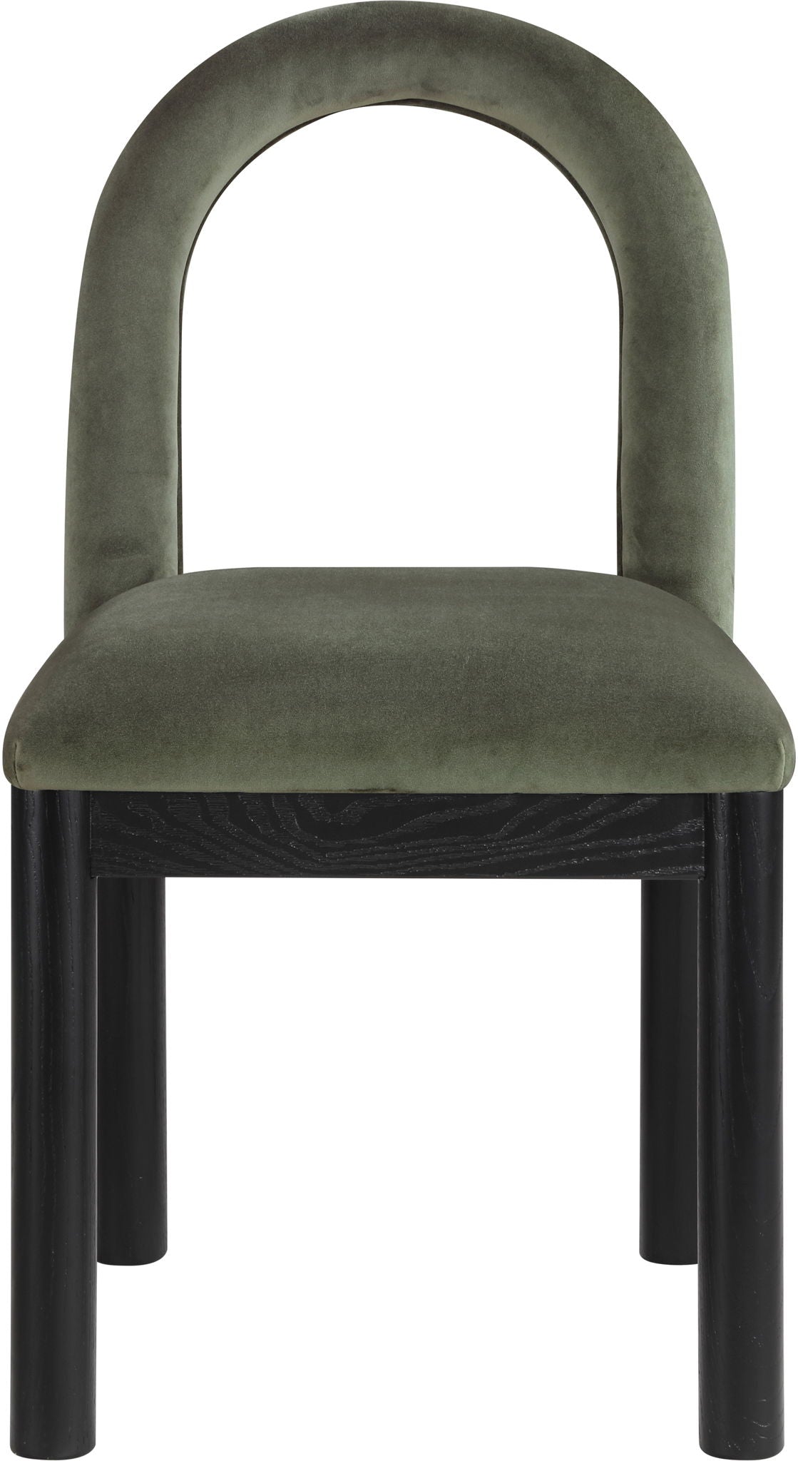 Conrad - Velvet Dining Chair With Black Legs - Urban Living Furniture (Los Angeles, CA)