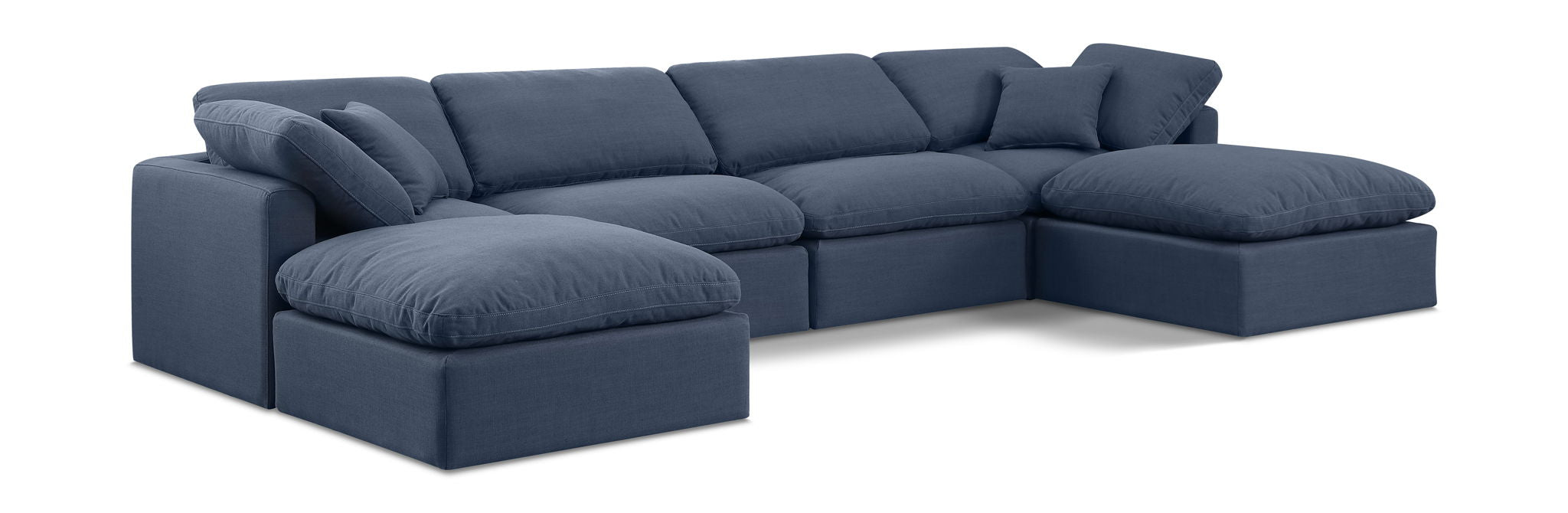 Indulge - Linen 6 Piece Modular Double Chaise Sectional - Urban Living Furniture (Los Angeles, CA)