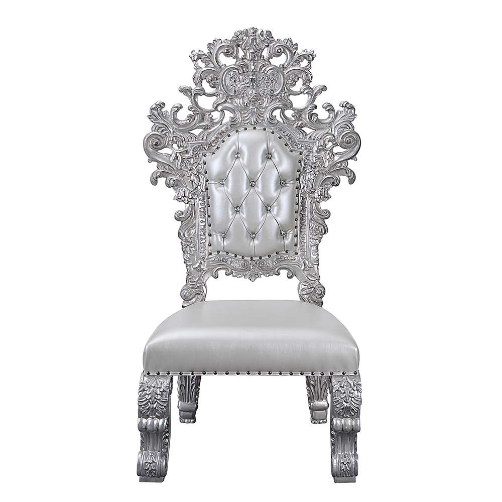 Valkyrie - Side Chair (Set of 2) - Antique Platinum - Urban Living Furniture (Los Angeles, CA)