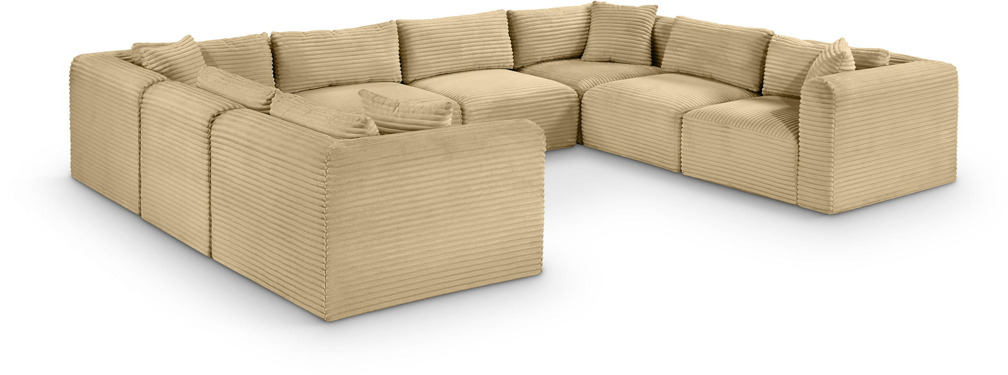Shaggy - 8 Piece Modular U-Shaped Sectional - Urban Living Furniture (Los Angeles, CA)