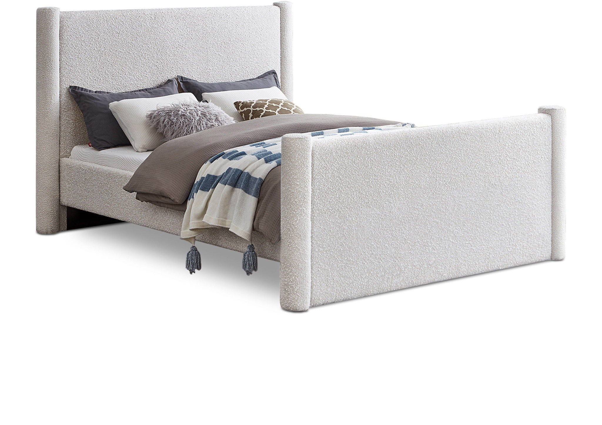 Elias - Boucle Bed - Urban Living Furniture (Los Angeles, CA)