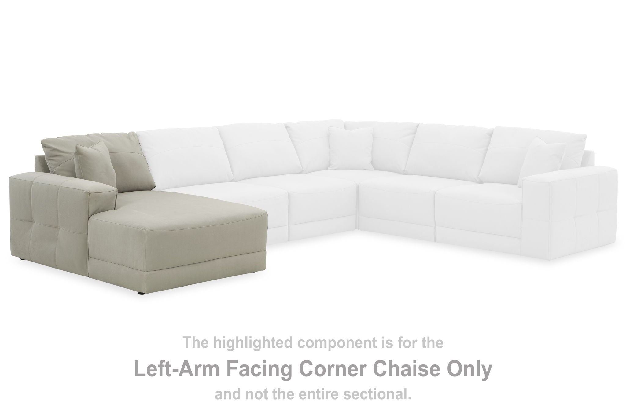 Next-Gen Gaucho - Gray - LAF Corner Chaise - Urban Living Furniture (Los Angeles, CA)