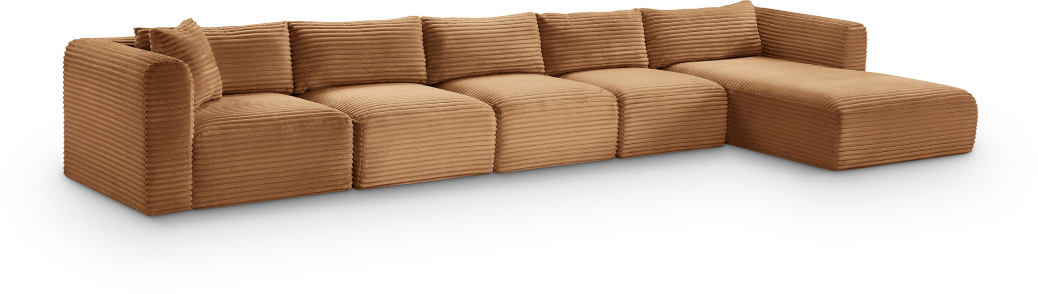 Shaggy - Fabric 5 Piece Modular Sectional With Chaise - Urban Living Furniture (Los Angeles, CA)