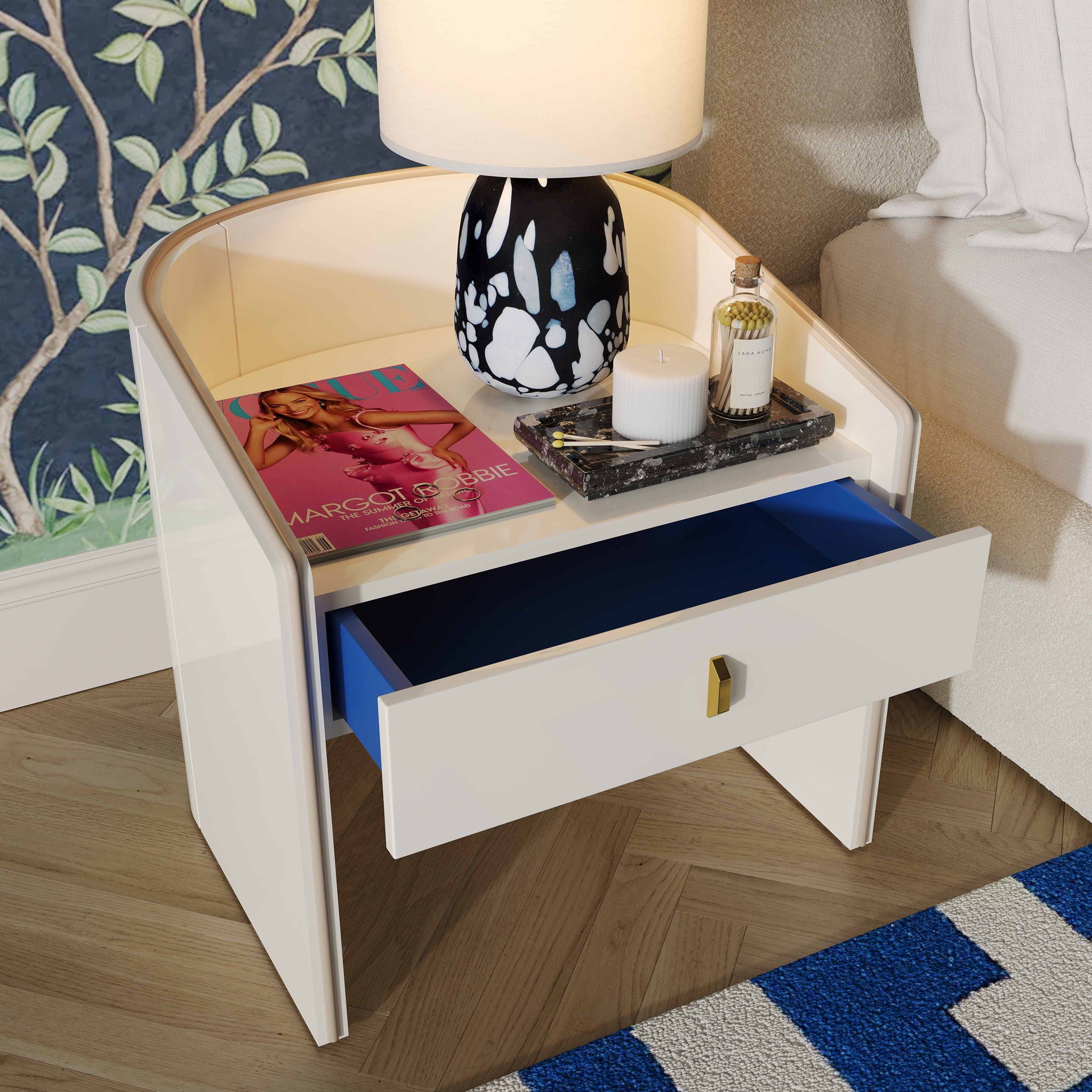Collins - Lacquer Nightstand - Urban Living Furniture (Los Angeles, CA)