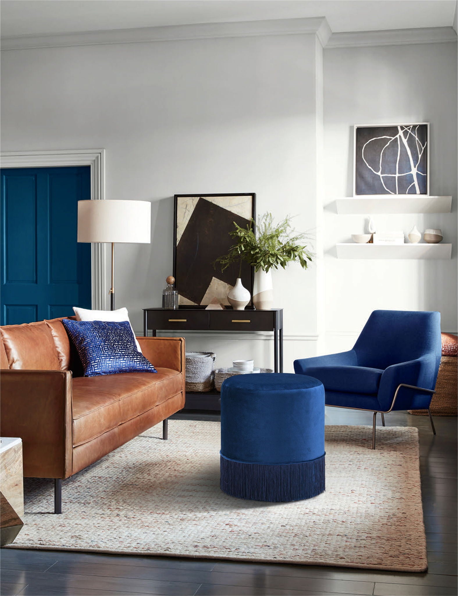 Teddy - Stool Ottoman - Urban Living Furniture (Los Angeles, CA)