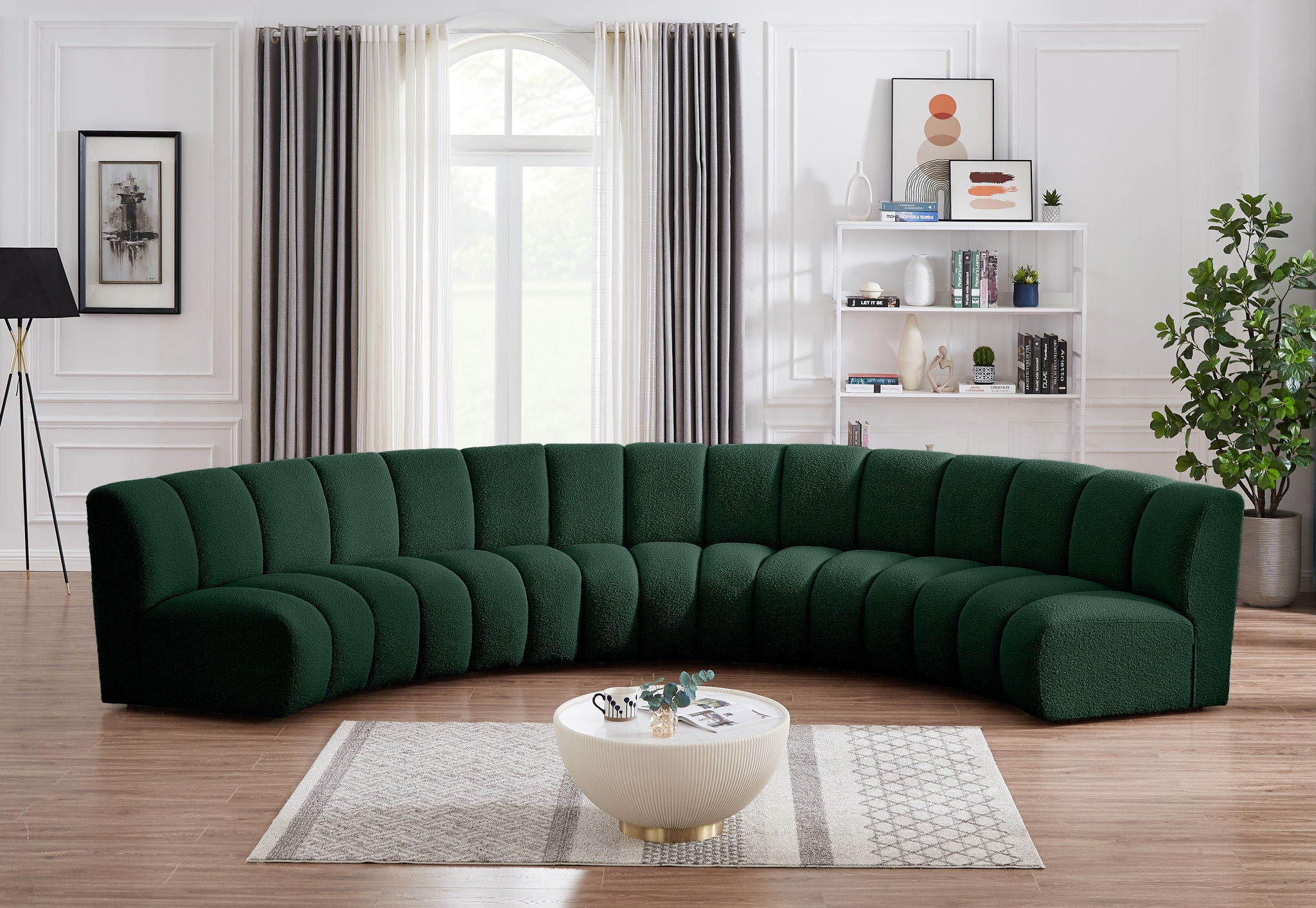 Infinity - 5 Piece Boucle Modular Sectional - Urban Living Furniture (Los Angeles, CA)