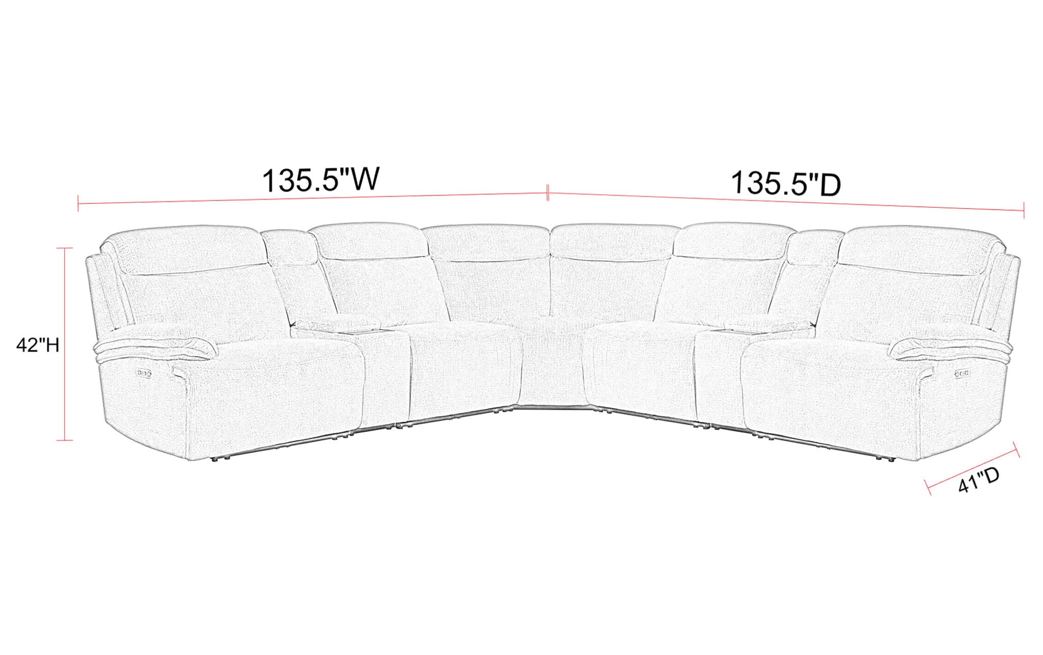 Alpine - Sectional - Urban Living Furniture (Los Angeles, CA)
