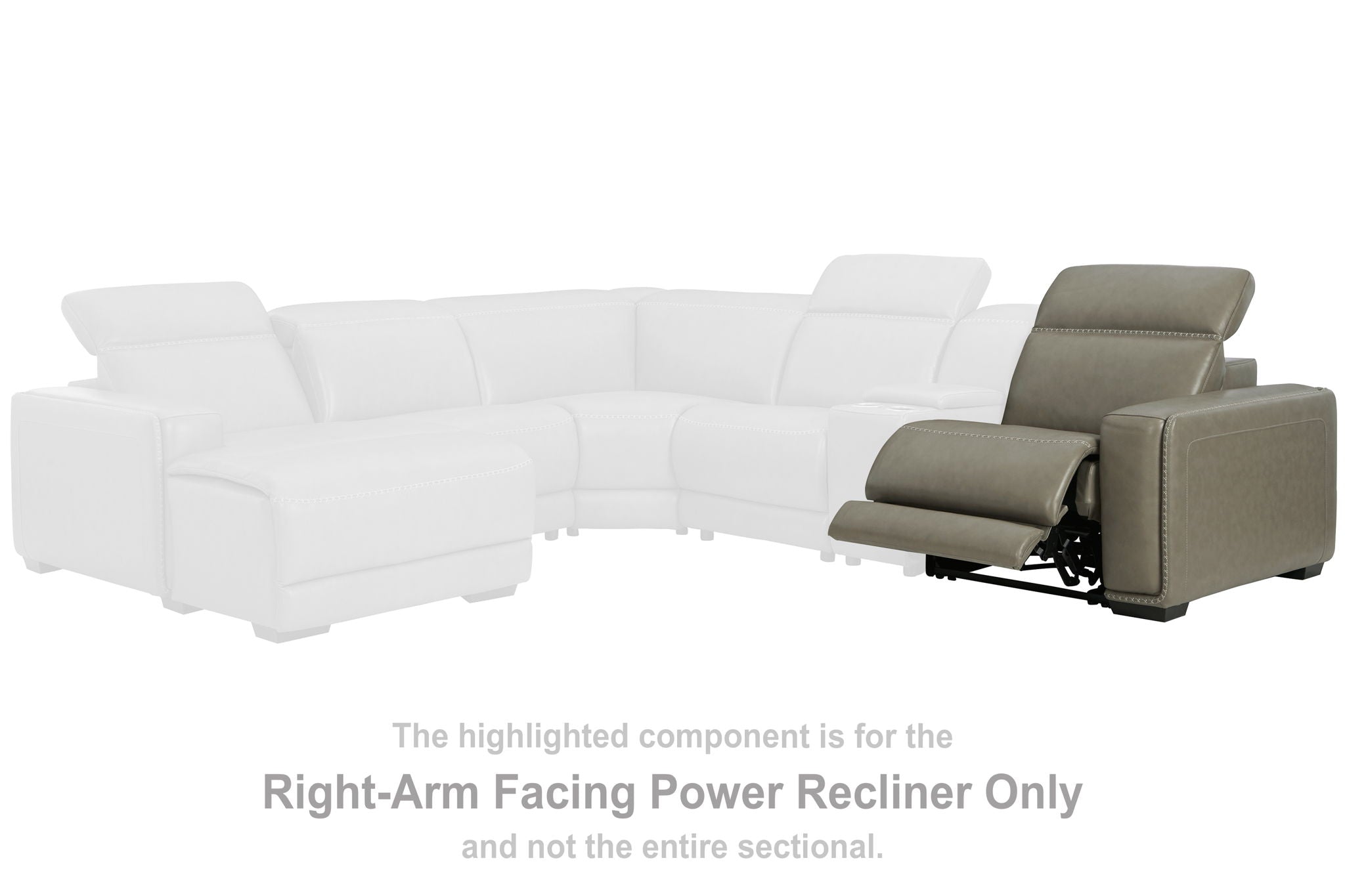 Correze - Gray - RAF Zero Wall Power Recliner - Urban Living Furniture (Los Angeles, CA)
