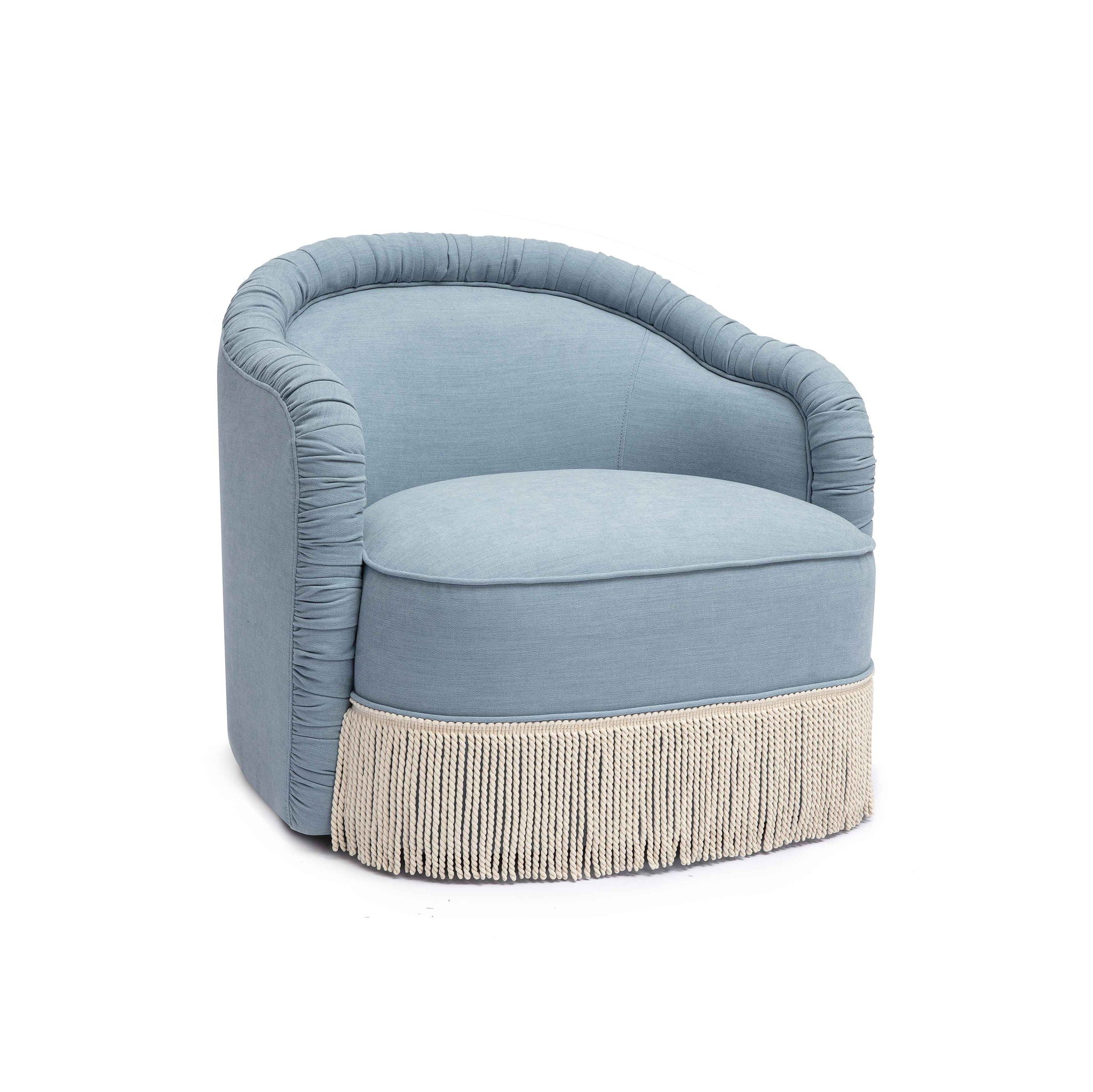 Pamela - Boucle Tassel Lounge Chair - Urban Living Furniture (Los Angeles, CA)