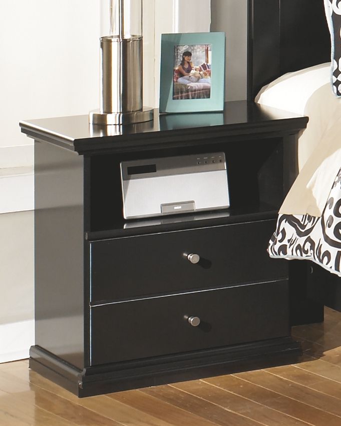Maribel - Black - One Drawer Night Stand - Urban Living Furniture (Los Angeles, CA)