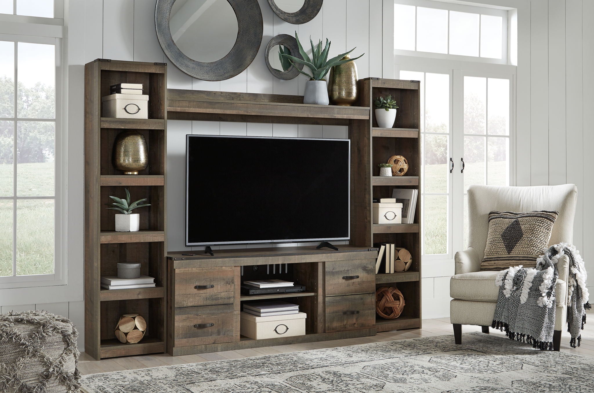 Trinell - 4-Piece Entertainment Center With 60" TV Stand - Urban Living Furniture (Los Angeles, CA)