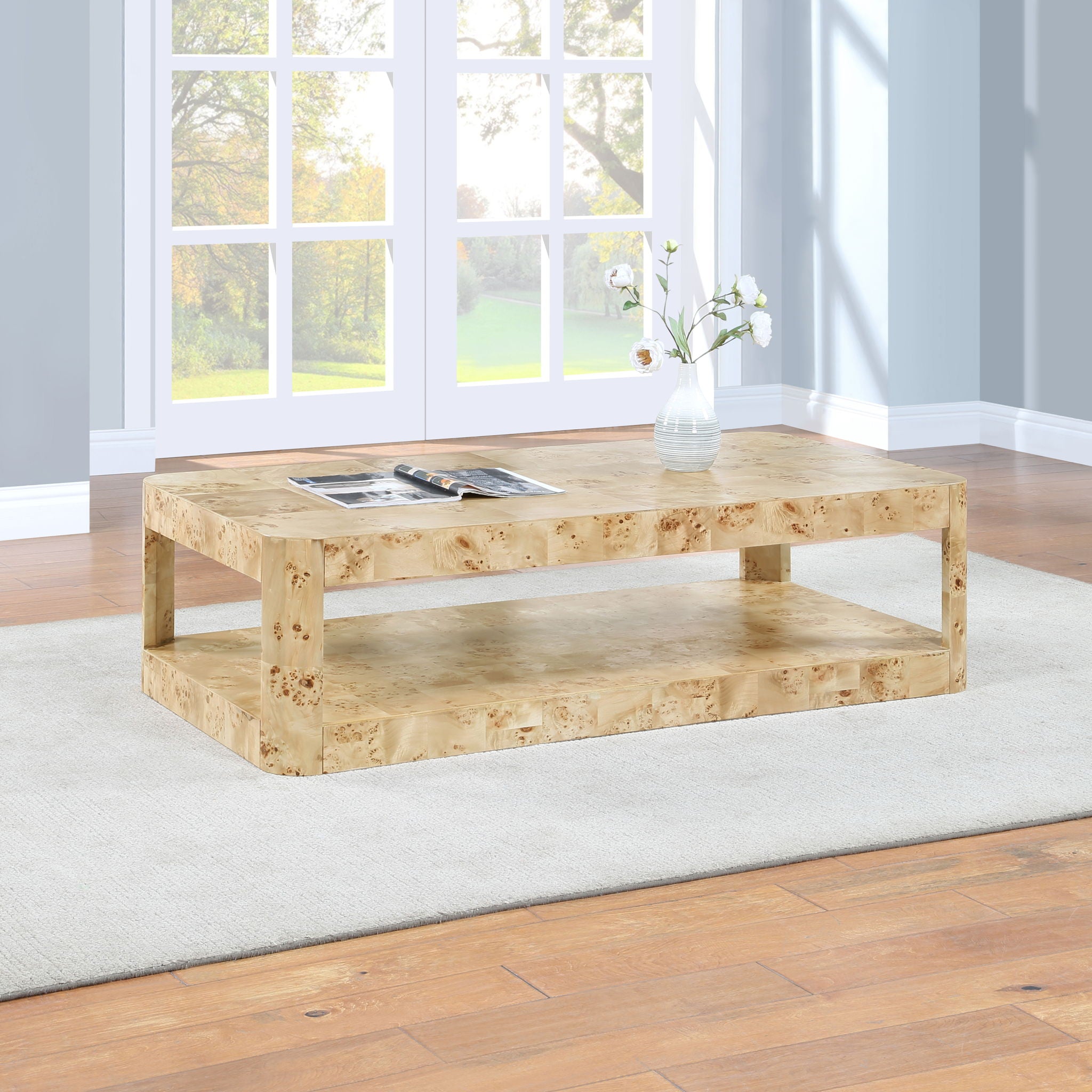 Reeves - Burl Wood Table - Urban Living Furniture (Los Angeles, CA)