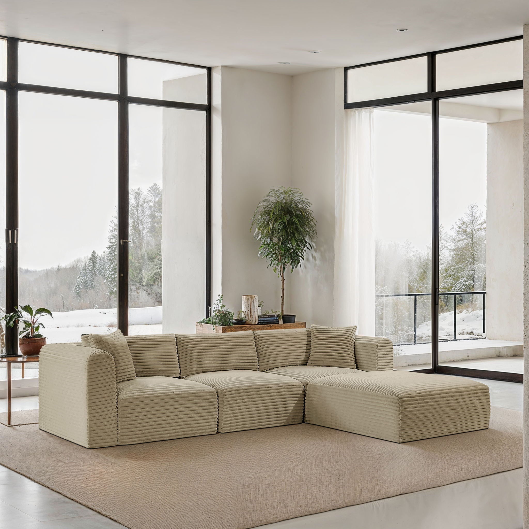 Shaggy - 4 Piece Modular Sectional - Urban Living Furniture (Los Angeles, CA)